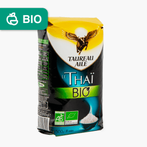 Taureau Ailé - Riz le Thai Bio (500g) Taureau Ailé - Riz le Thai Bio (500g)