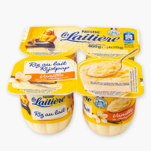 La Laitière - Riz au lait à la vanille (4x115g) La Laitière - Riz au lait à la vanille (4x115g)