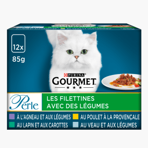 Pâtée pour chat Adulte multi-variétés de viandes avec des légumes PURINA  GOURMET