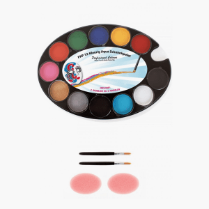 Schmink Set 12 Kleuren Met Penselen Schmink Set 12 Kleuren Met Penselen