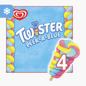Twister Peek-a-blue 4St. Twister Peek-a-blue 4St.