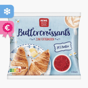 Rewe Beste Wahl Buttercroissants 360g Rewe Beste Wahl Buttercroissants 360g