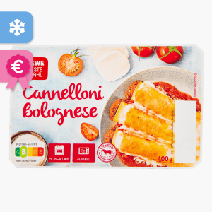 Rewe Beste Wahl Cannelloni Bolognese 400g Rewe Beste Wahl Cannelloni Bolognese 400g