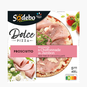 Sodebo - Dolce pizza prosciutto (400g) Sodebo - Dolce pizza prosciutto (400g)