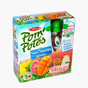 Pom'potes Pomme nature 4x90G – Click & Go