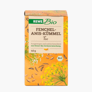 Rewe Bio Fenchel-Anis-Kümmel Tee 40g (20 Beutel) Rewe Bio Fenchel-Anis-Kümmel Tee 40g (20 Beutel)