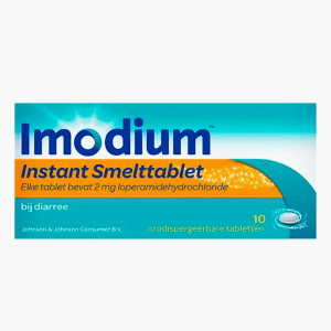 Imodium Smelttablet Bij Diarree 10 St. Imodium Smelttablet Bij Diarree 10 St.