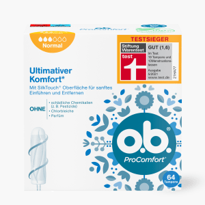 o.b. Tampon Pro Comfort Normal 64 Stück o.b. Tampon Pro Comfort Normal 64 Stück