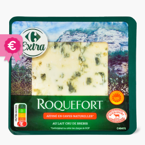 Parmigiano Reggiano râpé AOP CARREFOUR EXTRA : le sachet de 100g à