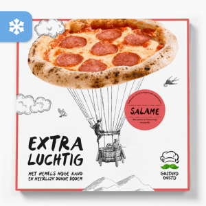 Gustavo Gusto Extra Luchtige Pizza Salami Gustavo Gusto Extra Luchtige Pizza Salami