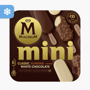 Magnum Mini Mix Classic Almond White 330ml (6x55ml) Magnum Mini Mix Classic Almond White 330ml (6x55ml)