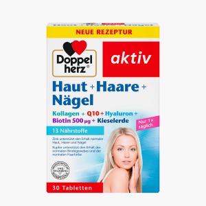 Doppelherz Haut + Haare + Nägel 30 Tbl. Doppelherz Haut + Haare + Nägel 30 Tbl.