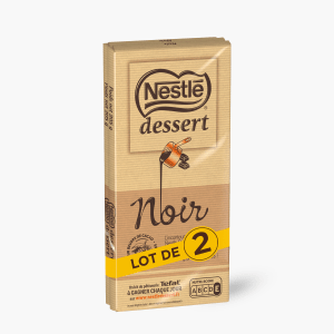 Tablette de chocolat noir NESTLE DESSERT : la tablette de 205g à Prix  Carrefour