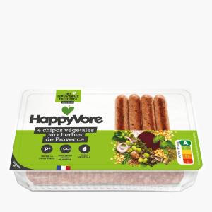 HAPPYVORE Steak végétal et gourmand 2 pièces 200g pas cher 