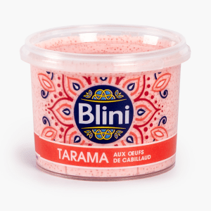Blini - Tarama aux œufs de cabillaud (100g) Blini - Tarama aux œufs de cabillaud (100g)