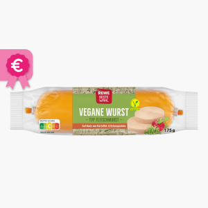 Rewe Beste Wahl Vegane Fleischwurst 175g Rewe Beste Wahl Vegane Fleischwurst 175g