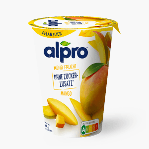 Alpro Soja-Joghurtalternative Mango Ohne Zuckerzusatz 400g Alpro Soja-Joghurtalternative Mango Ohne Zuckerzusatz 400g