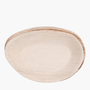 Schale aus Palmblatt oval 25x16,5cm, 6 Stück