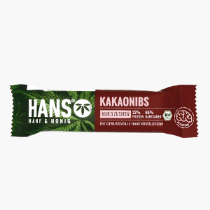HANS Bio-Energieriegel Kakaonibs 30g HANS Bio-Energieriegel Kakaonibs 30g