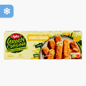 Iglo Green Cuisine Gemüsestäbchen 426g (15 Stück) Iglo Green Cuisine Gemüsestäbchen 426g (15 Stück)