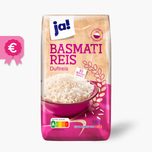 Ja! Basmati Reis 1kg Ja! Basmati Reis 1kg