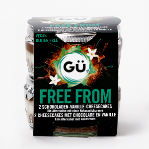 Gü Free From Schoko Vanille Cheesecake 2x82g Gü Free From Schoko Vanille Cheesecake 2x82g