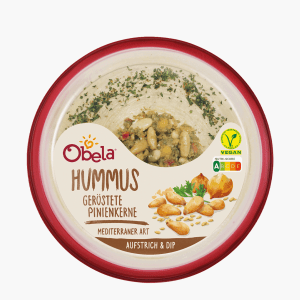Obela Hummus Geröstete Pinienkerne 175g Obela Hummus Geröstete Pinienkerne 175g