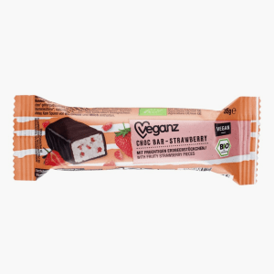 Veganz Bio Choc Bar Strawberry 35g Veganz Bio Choc Bar Strawberry 35g