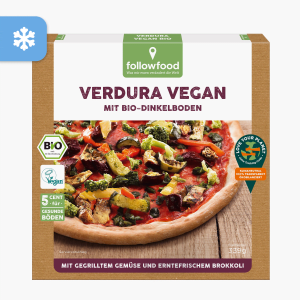 Followfood Verdura Vegan mit Bio-Dinkelboden 339g Followfood Verdura Vegan mit Bio-Dinkelboden 339g
