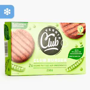 Veggie Club Club Burger Vegan 230g (2 Stück) Veggie Club Club Burger Vegan 230g (2 Stück)