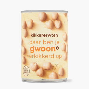 G'Woon Kikkererwten 200gr G'Woon Kikkererwten 200gr