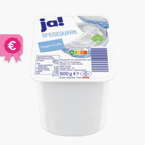 Ja! Speisequark Magerstufe 500g Ja! Speisequark Magerstufe 500g