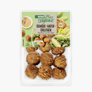 Rewe Bio Gemüse-Haferbällchen 220g Rewe Bio Gemüse-Haferbällchen 220g