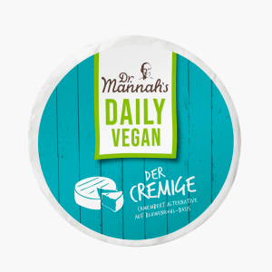 Dr. Mannah`s Camembert-Alternative Der Cremige Daily Vegan 150g Dr. Mannah`s Camembert-Alternative Der Cremige Daily Vegan 150g