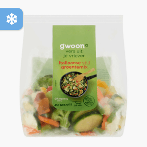 G'woon Italiaanse Roerbakgroenten 450g G'woon Italiaanse Roerbakgroenten 450g