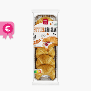 Rewe Beste Wahl Buttercroissants 200g Rewe Beste Wahl Buttercroissants 200g