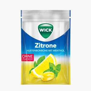Wick Zitrone & Menthol ohne Zucker 72g