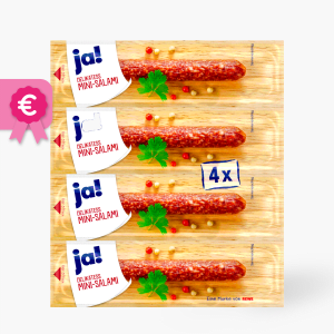 Ja! Delikatess Mini-Salami 4x25g Ja! Delikatess Mini-Salami 4x25g