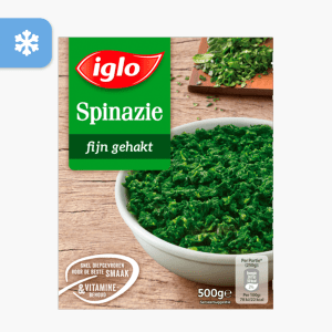 Iglo Spinazie Gehakt Diepvries 500g Iglo Spinazie Gehakt Diepvries 500g