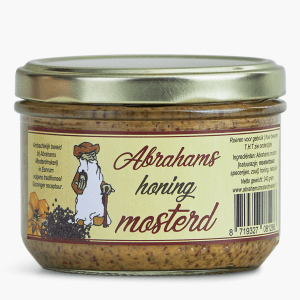 Abrahams Mosterdmakerij Grove Honingmosterd 250g Abrahams Mosterdmakerij Grove Honingmosterd 250g