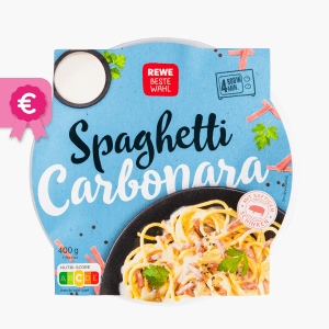 Rewe Beste Wahl Spaghetti Carbonara 400g Rewe Beste Wahl Spaghetti Carbonara 400g