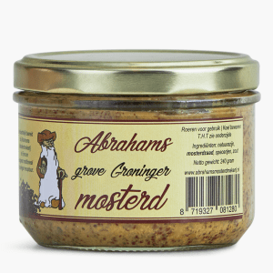 Abrahams Mosterdmakerij Grove Groninger Mosterd 250g Abrahams Mosterdmakerij Grove Groninger Mosterd 250g