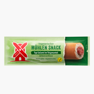 Rügenwalder Mühle Vegetarischer Mühlen Snack im Teigmantel 50g Rügenwalder Mühle Vegetarischer Mühlen Snack im Teigmantel 50g