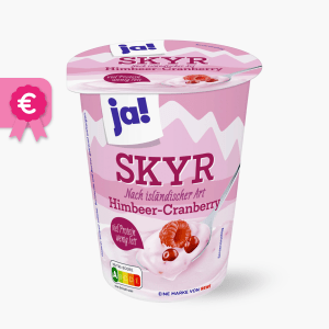 Ja! Skyr Himbeer-Cranberry 500g Ja! Skyr Himbeer-Cranberry 500g