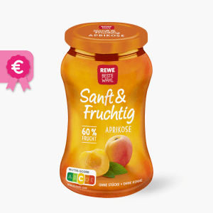 Rewe Beste Wahl Sanft & Fruchtig Aprikose 270g Rewe Beste Wahl Sanft & Fruchtig Aprikose 270g