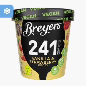 Breyers Vegan Vanilla & Strawberry Pieces 465ml Breyers Vegan Vanilla & Strawberry Pieces 465ml