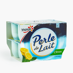 Yoplait - Yaourt Perle de Lait citron (8x125g)