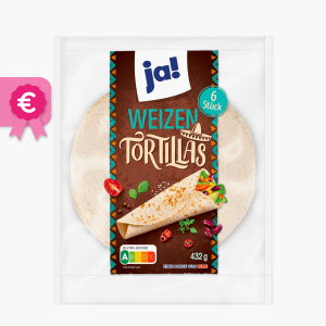 Ja! Weizen Tortillas 432g Ja! Weizen Tortillas 432g