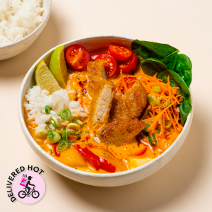 Rotes Curry mit Veggie Hähnchen Rotes Curry mit Veggie Hähnchen