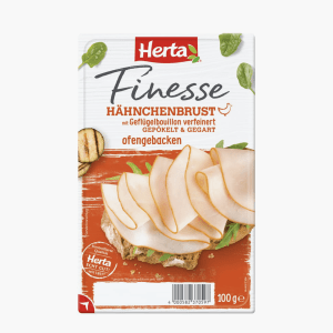 Herta Finesse Ofengebackene Hähnchenbrust 100g Herta Finesse Ofengebackene Hähnchenbrust 100g